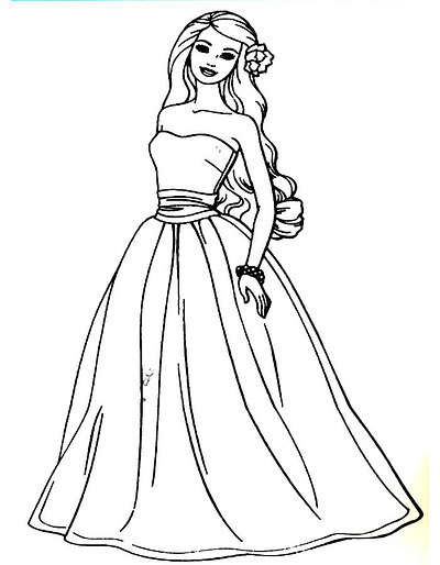 Barbie Coloring Pages