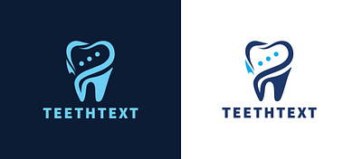 Teeth Text Minimal logo branding des design graphic design logo mini