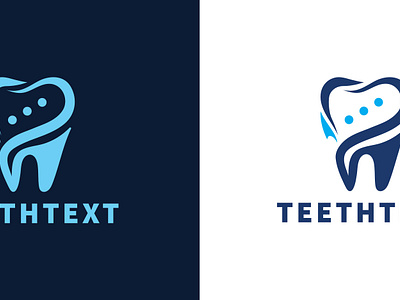 Teeth Text Minimal logo branding des design graphic design logo mini