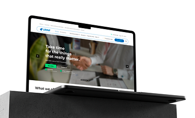 URINF - Insurance Company Website ai cleandesign customerexperience design insurancewebsite interface intuitivenavigation modernlayout onlineservices ui ux web webdesign website