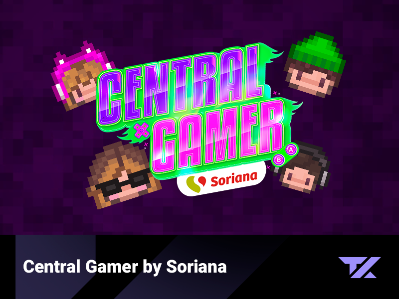 Central Gamer - por Soriana content creators gaming graphic design motion graphics pixel art streaming