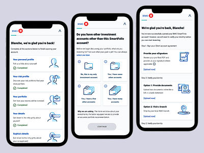 BMO Smartfolio animation branding graphic design motion graphics ui