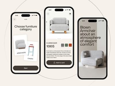 E-commerce Design for Furniture Shopping app design business design e commerce ecommerce design ecommerce website design graphic design mobile app design mobile design online commerce online marketplace startup ui ux vector webdesign