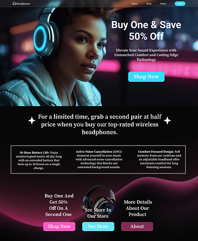 DailyUI 36 Special Offer dailyui headphones specialoffer ui