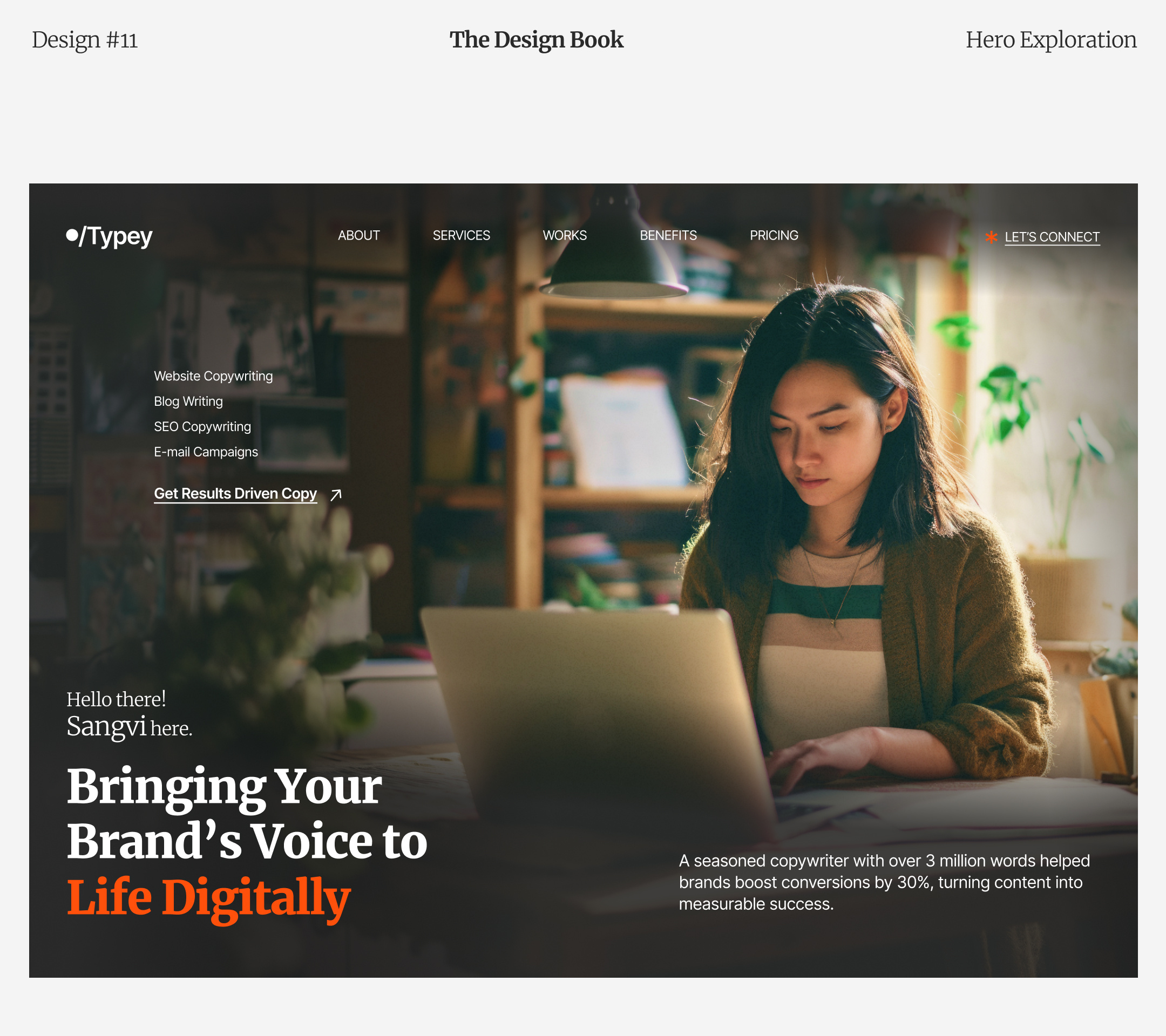 Example of High Converting Landing Page Design