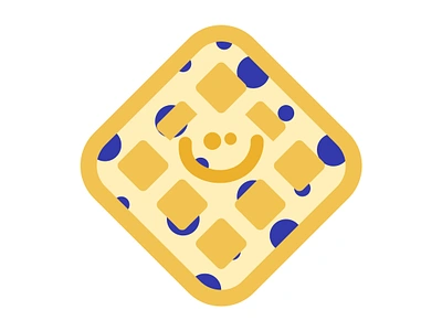 Blueberry - WAFFLE SQUAD branding breakfast cute doodledingus graphic design illustration sticker waffle