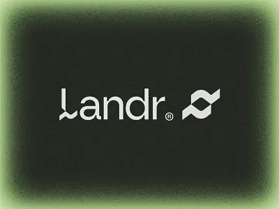 Landr® — Logo Design & Brand Identity brand brand identity branding branding design futuristic identity logo logo design logomark mark minimal logo simple logo startup symbol visual visual identity web3 wordmark