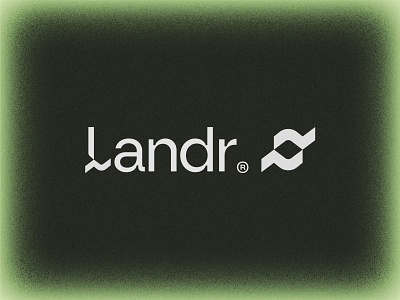 Landr® — Logo Design & Brand Identity brand brand identity branding branding design futuristic identity logo logo design logomark mark minimal logo simple logo startup symbol visual visual identity web3 wordmark