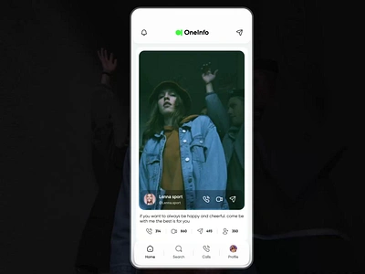 social media - oneinfo ai ai search call chat content creator discover fans live media paid social social media social network video call voice call
