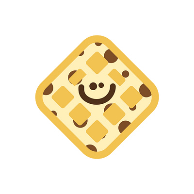 Choco Chip - WAFFLE SQUAD branding breakfast cute doodledingus graphic design illustration sticker waffle