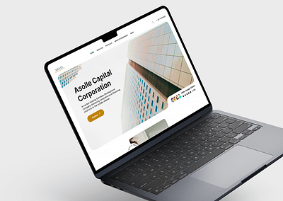 Asolle - Website Of Leading Specialty Finance Company ai clean cleandesign customerexperience design intuitivenavigation modern layout moderndesign trustbuilding ui userfriendly ux web webdesign website