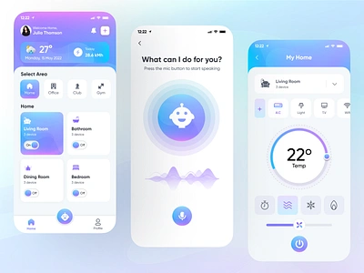 Smart Living at Your Fingertips adobexd app applayout figma graphic design iot mobile smarthouse technology ui uiuxdesign ux