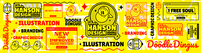 Updated Branding - Doodle Dingus - Pattern branding graphic design illustration