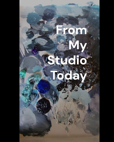 An update, from my studio branding design graphics illustration impressionism logo painting video