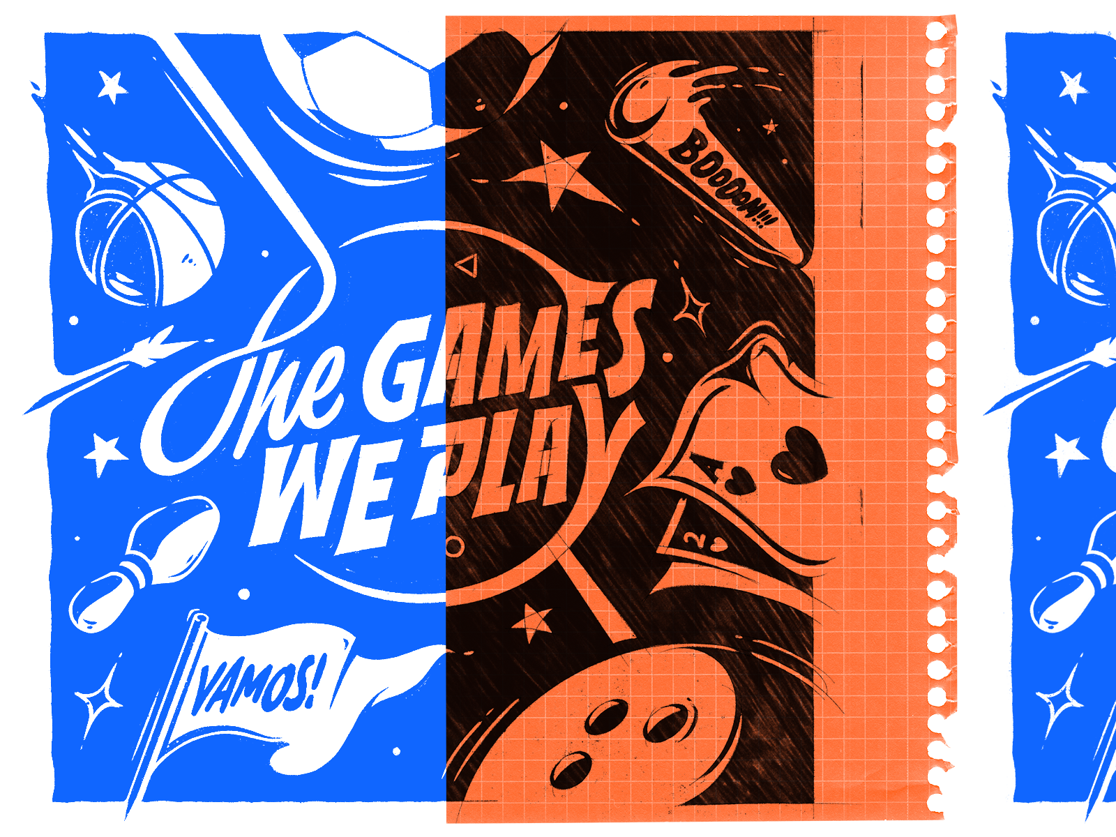 Example of Lettering + Illustration For T Shirts