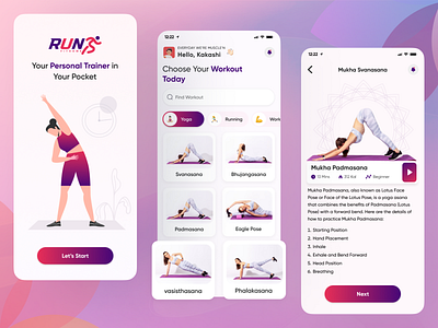 Your Fitness, On-the-Go: The Pocket Personal Trainer 📱💥 adobexd appdesign figma fitnessapp fitnessui healthapp mobileappdesign mobiledesign mobileui personaltrainer uidesign uiinspiration uiux uxdesign workoutapp