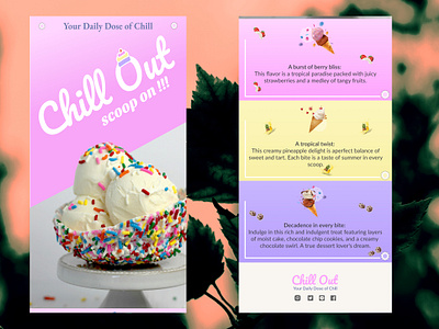 Ice Cream Email Design branding digital marketing. email design email marketing graphics design ice cream poster logo design