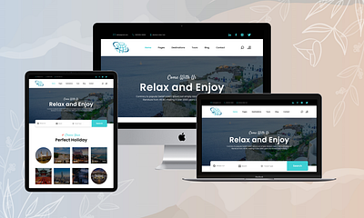 Tour Website Design design figma design graphic design tour website tour website design tourism travel website web design website design