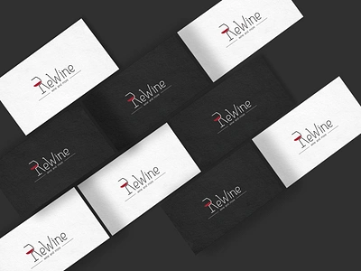 ReWine - Logo Design bistro branding business card clean design elegant graphic design illustration logo luxury minimal rewine wine winery