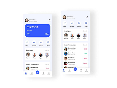 Money Transfer Application UI Design creative interface design dribbbleshots. dribble portfolio ui