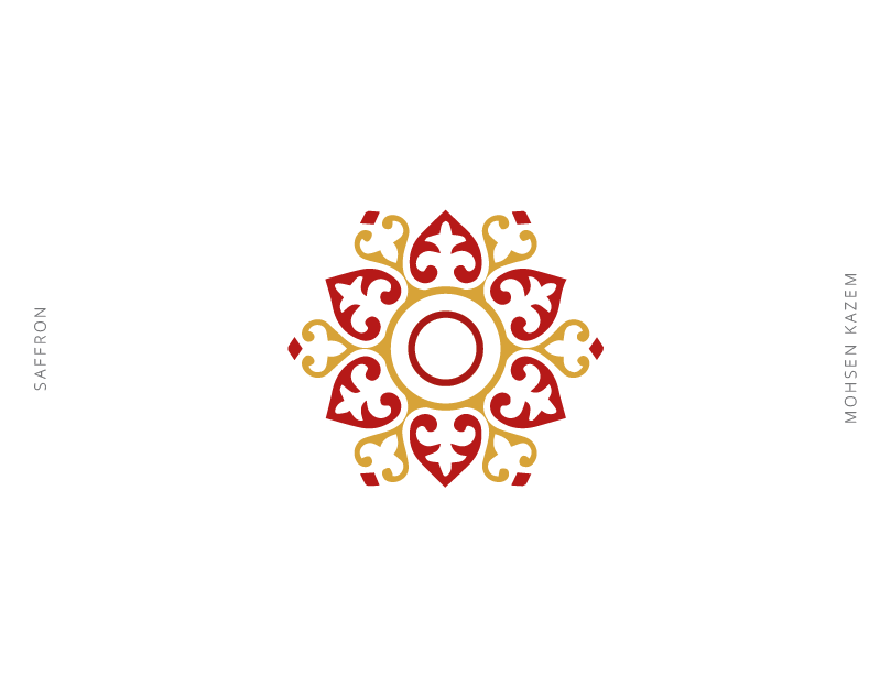 SAFFRON brand identity design food identity identity design interior interior design logo logo design minimal logo modern logo packag packaging design persian restaurant saffron store design ui