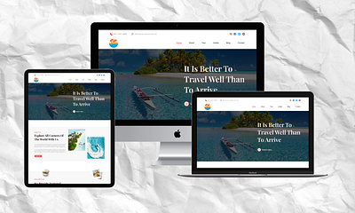 Travel Website Design - 2 branding design figma figma design illustration namkeen website tour website tourism website design tours travels travel software travel website design ui web design website design