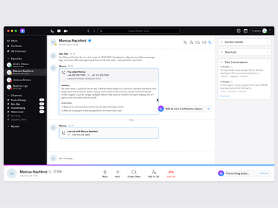 Full App Preview for AI-Enabled CRM Tool app design apple chat chatgpt claude component css design system enterprise gpt mac mac os native app product design sketch ui ux web app web design website