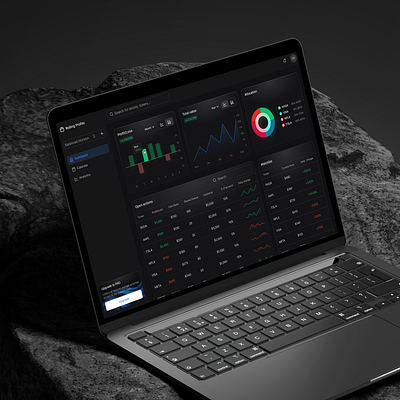 Explore the future of financial management analytics bar bar chart cards chart charts dark theme dashboard data finance line table