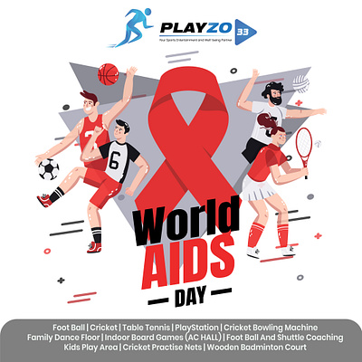 World Aids Day Poster For a Sports Company