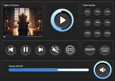 DailyUI 57 Video Player dailyui design ui video player