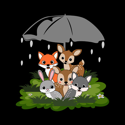 Cute Animals animal background cute design illustration