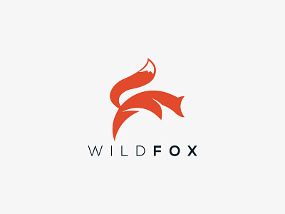 Wild Fox Logo animal animal logo animals flat logo fox fox animal logo fox logo foxy foxy logo minimalist logo red fox red fox logo top fox logo wild fox wild fox logo