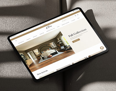 Elva Decor Marketplace e commerce figma mockup ui ux web design