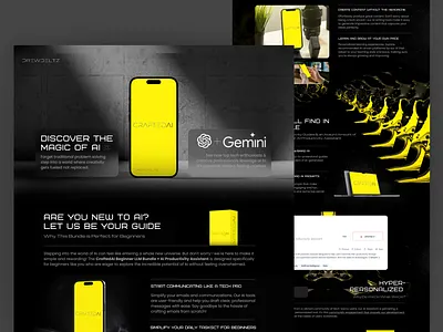 Craftedai LLM Bundle Landing page Design by drewdeltz ai aiwebsitedesign bloglandingpage branding cleanui craftedai creativeux drewdeltzdesigns futuristicwebdesign gradientdesign graphic design logo minimaldesign modernwebdesign responsivedesign typographylovers ui userengagement webdesignportfolio
