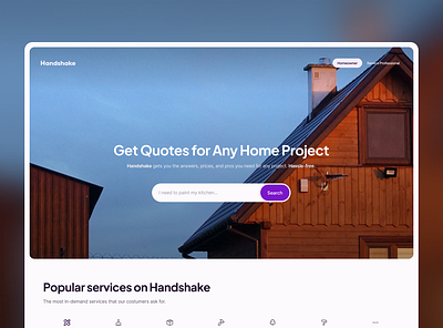 Handshake Service Provider - Website design house provider service provider site ui ux web website