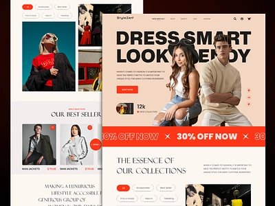 Ecommerce Landing page | Fashion Design branding ecommerce website fashion fashion landing page fashion website landing page landing page design londdry shop uiux webpage design website website design