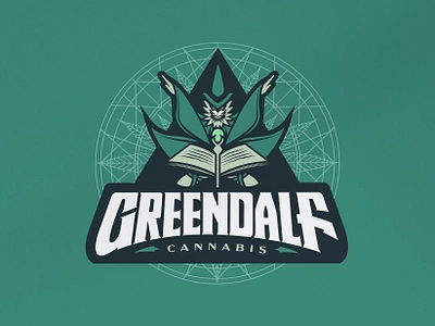 Greendalf Cannabis Logo & Branding art direction branding cannabis design graphic design illustration illustrator label logo magic package design packaging typography vector weed witch wizard