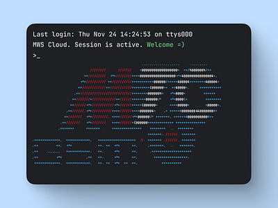 IDE Terminal Code Art ansi app code ide design illustration ui