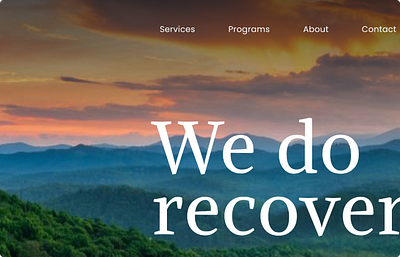 Burke Recovery web design