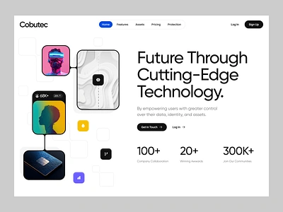 Cobetuc - Tech Website Design futuristic website landing page saas saas web design saas website tech landing page tech web design technology technology website ui ux web design web design agency