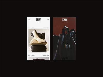 Soma – Website art direction beauty brand identity branding design fashion graphic design landing page logo minimal modern typography web design website