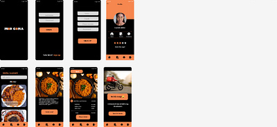 FoodComa: FoodApp graphic design logo ui