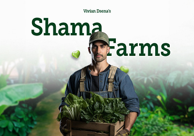 Shama Farms (Vivian Dsena's) - Brand Identity Design brand book brand guidelines brand identity branding colors design eggs farming farms figma garden graphic design green logo logo design motion design photoshop typography vivian viviandsena