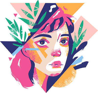 Abstract Portraits abstract adobe illustrator illustration portrait