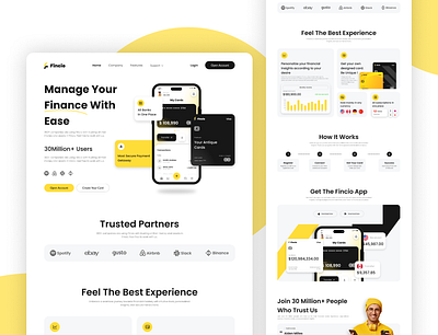 Finance Website app app design branding custom website design figma finance graphic design management ui ui design ui ux design ux design web design website website design