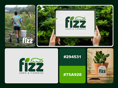 Fizz Agro and Fisheries Logo Design For Mustafizur Rahman agro logo bcb best logo best logo 2025 bpl branding cutter master fisheries logo fizz fizz agro graphic design ipl lettermark logo logo logo design logo for agro mustafiz90 logo mustafizur rahman natural logo typography