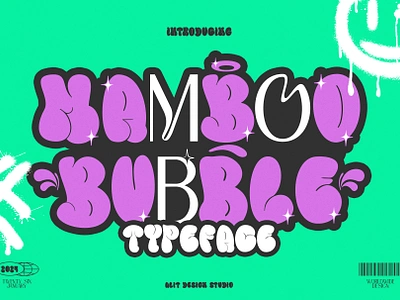 Mamboo Bubble Mix Graffiti Font design font fonts letteing typeface