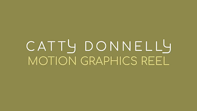 Motion graphics reel motion graphics