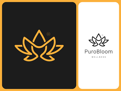 Wellness logo design, Lotus flower logo bliss logo brand identity branding calm mind logo cosmetics brand logo feminine logo identity logo logo design logodesigner logos logotype lotus logo mental health logo mindfulness loog minimalist logo relaxation logo spa logo wellness logo yoga logo