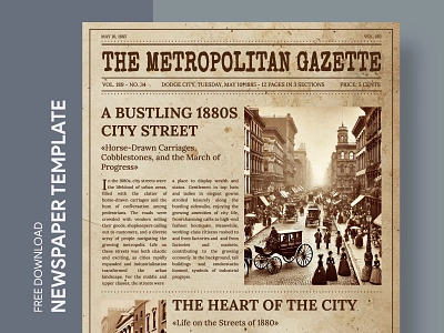 Western Vintage Newspaper docs free google docs templates free template free template google docs gazette google google docs google docs newspaper template magazine news paper newspaper old newspaper template vintage vintage newspaper vintage newspaper template western western newspaper western newspaper template